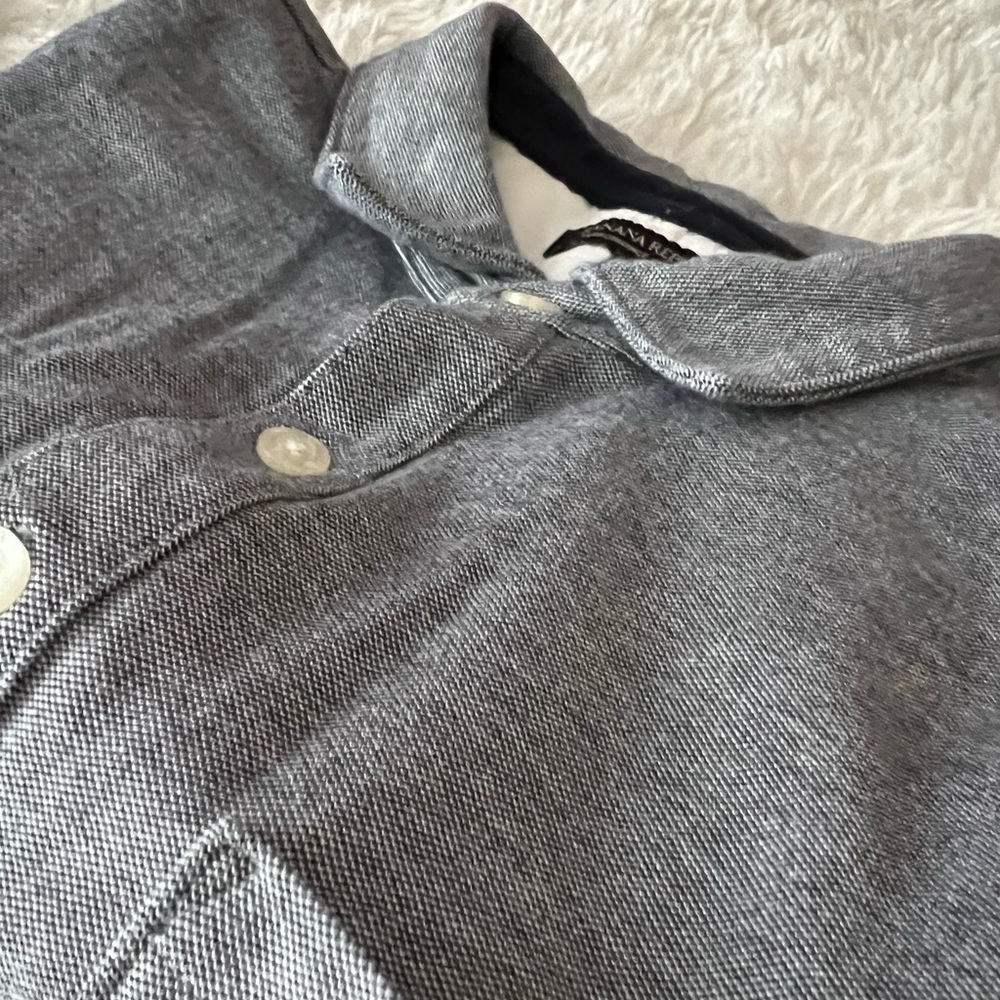 Grayish polo shirt